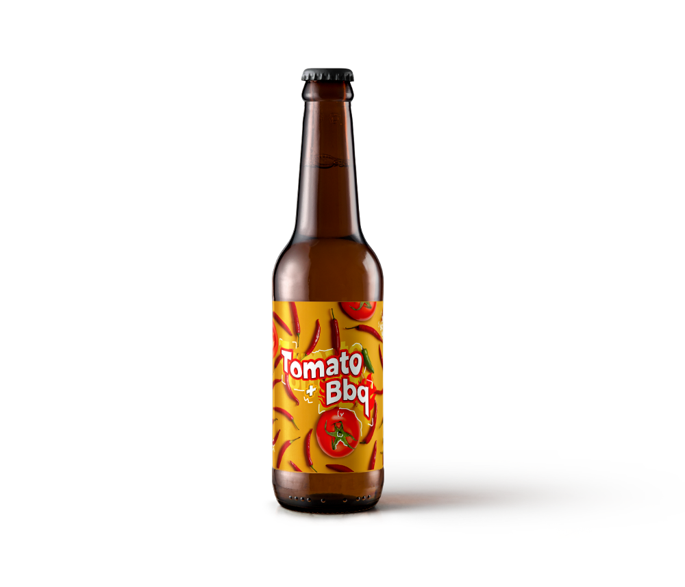 Пиво Red Cat Tomato+BBQ, Sour, ABV 4.5%, 0.33л