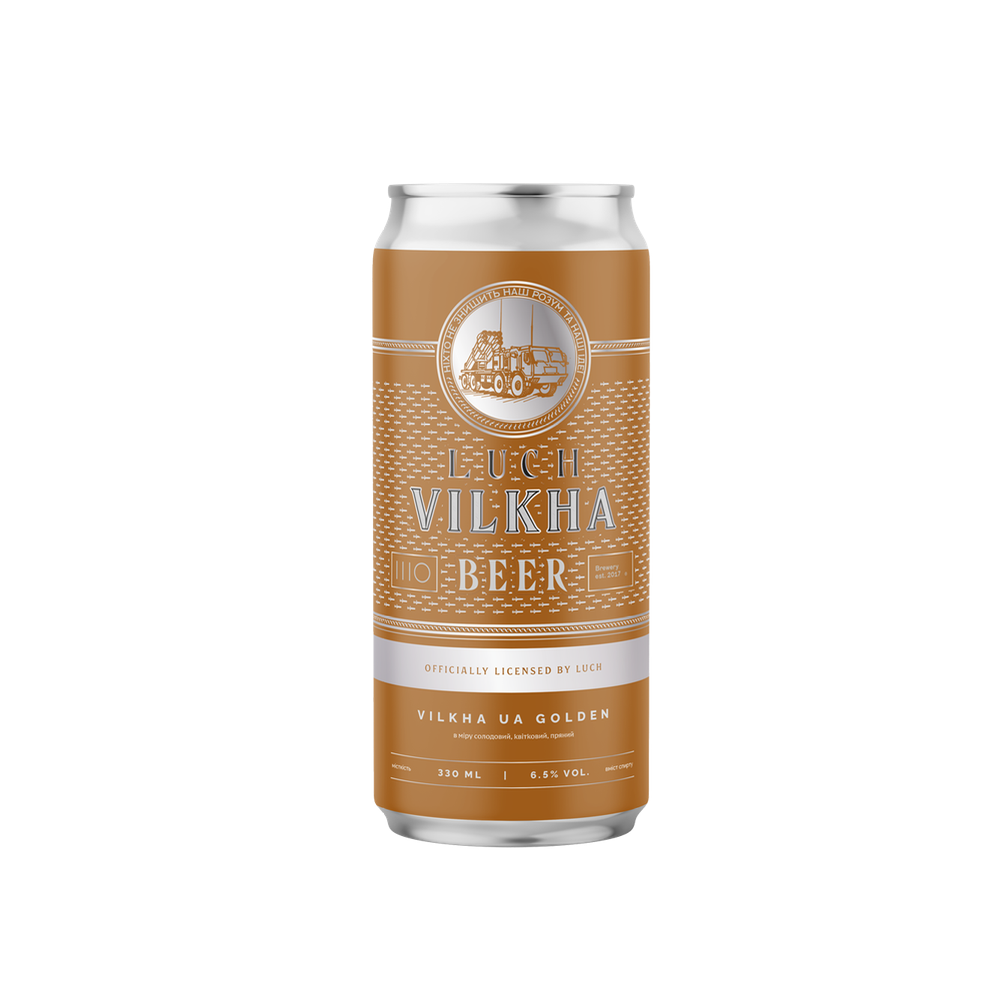 Пиво ШО Vilkha UGA, ABV 6.5%, 0.33 л