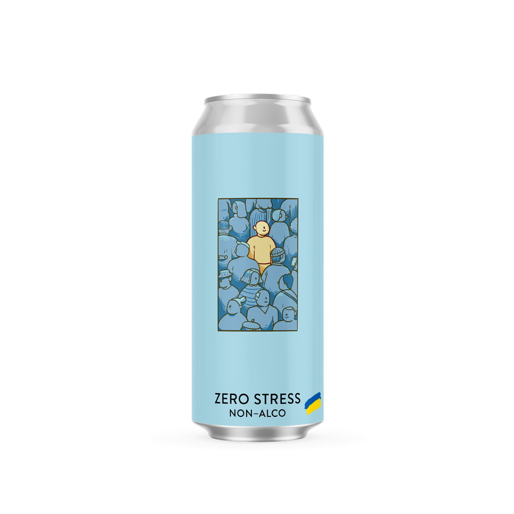 Пиво Varvar Zero Stress Non-Alcoholic, ABV 0.5%, 0.33 л