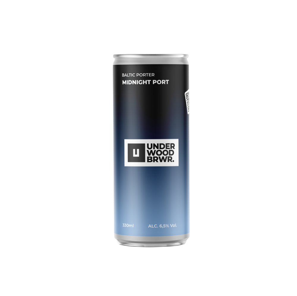 Пиво Underwood Midnight Port Porter, ABV 6.5% 0.33 л