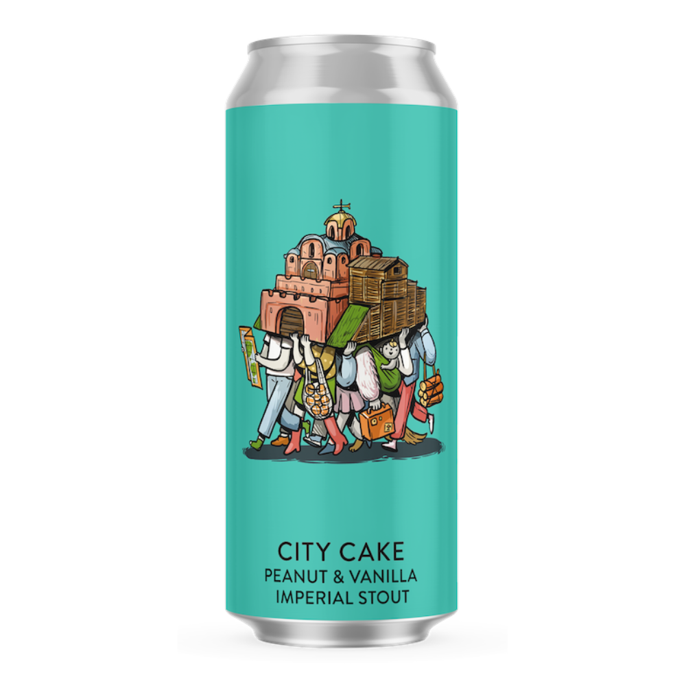 Пиво Varvar City Cake Stout, ABV 11%, 0.33 л