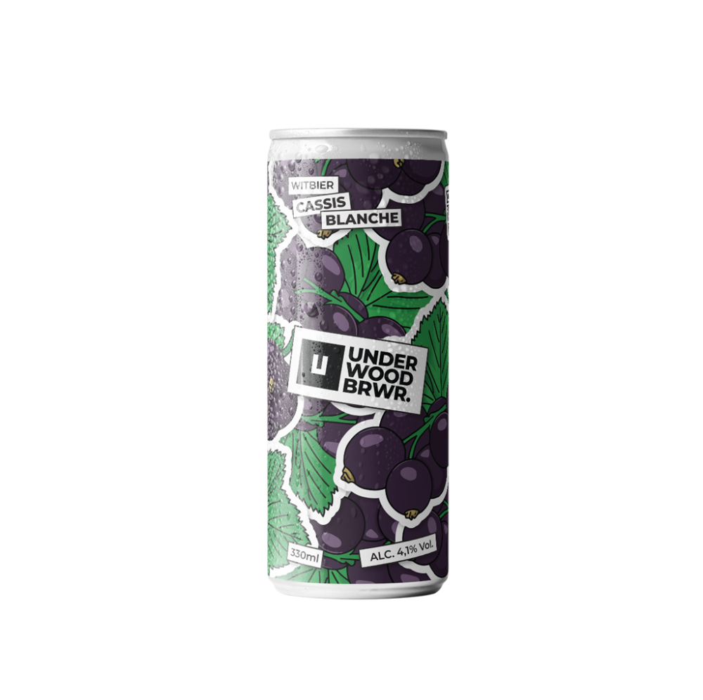 Пиво Underwood Cassis Blanche Wheat, AVB 4.1%, 0.33 л