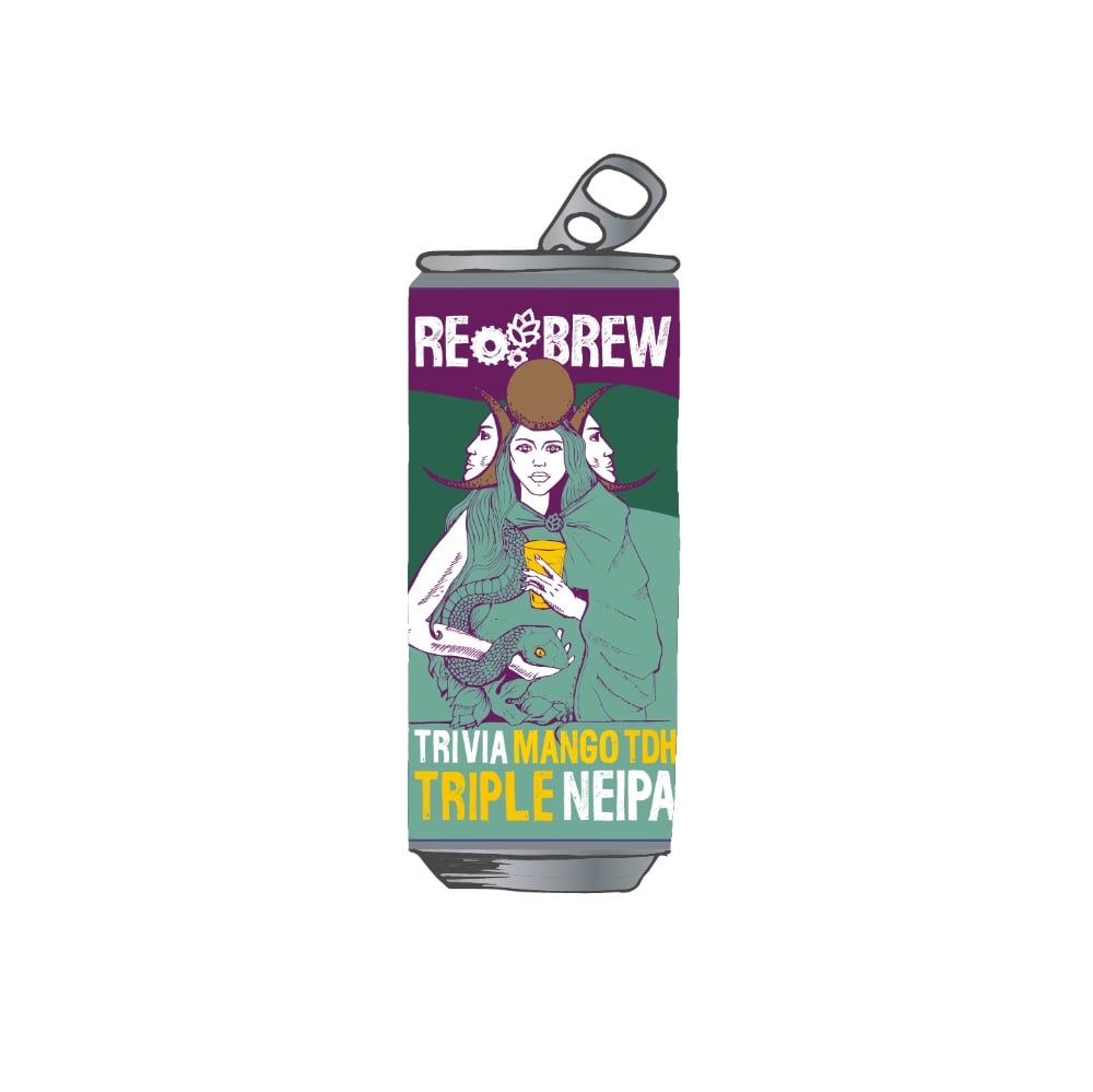 Пиво Rebrew Trivia Triple NEIPA, ABV 10%, 0.33 л