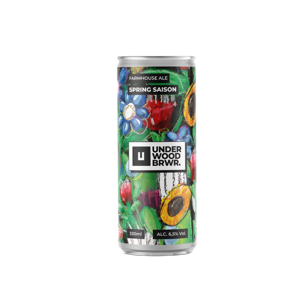Пиво Underwood Spring Saison Farmhouse Ale, ABV 6.5%, 0.33 л
