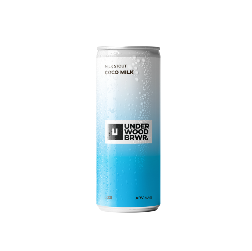 Пиво Underwood Coco Milk Stout, ABV 4.4%, 0.33 л