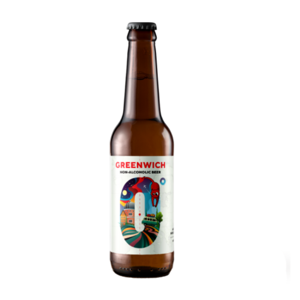 Пиво Red Cat Greenwich N/A, ABV 0%, 0.33 л