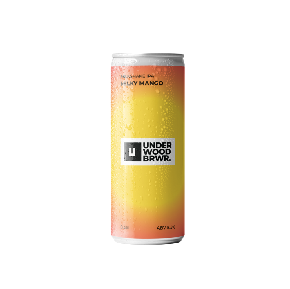 Пиво Underwood Milky Mango, ABV 5.5%, 0.33 л