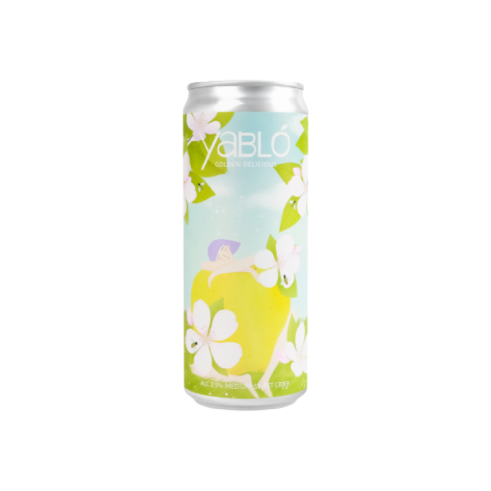 Сидр Yablo Golden Delicious, ABV 2.9%, 0.33 л