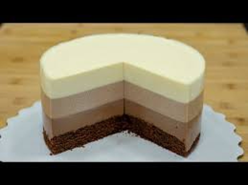 Торт три шоколада