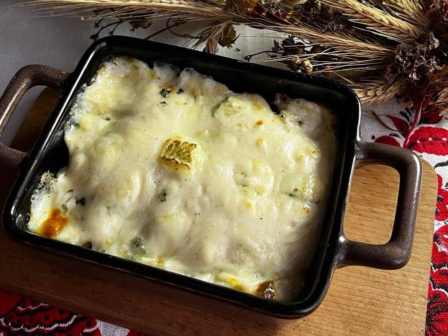 Млинці з куркою та грибами