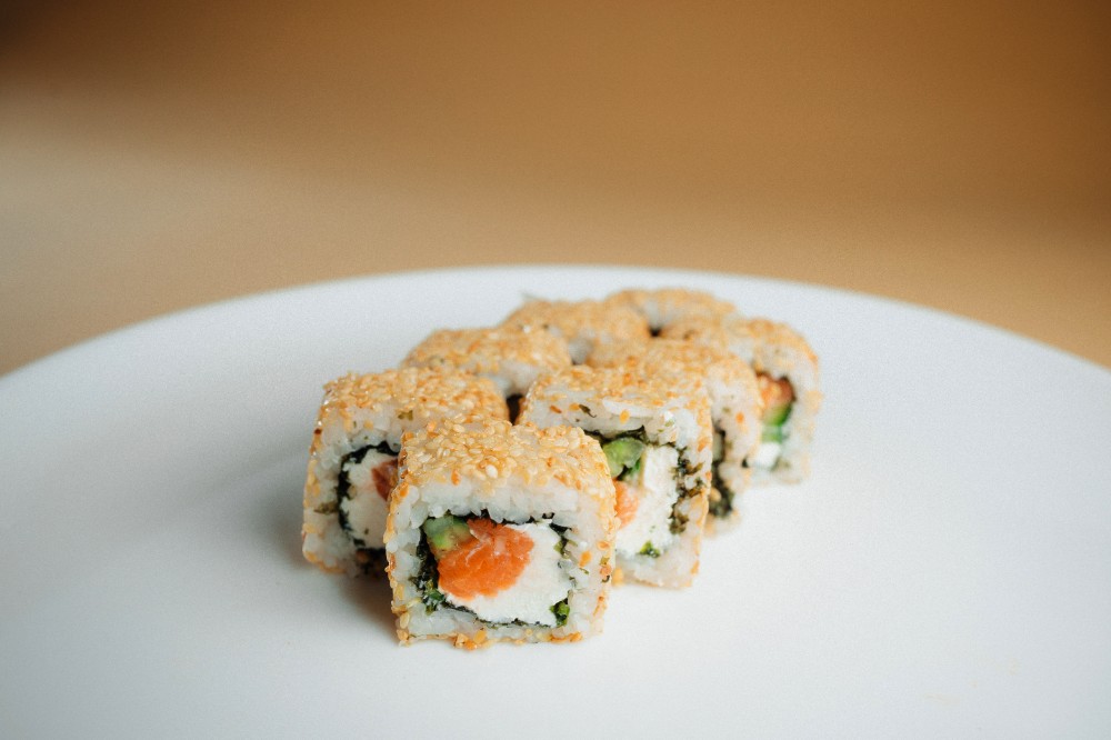 Філадельфія сезам з лососем