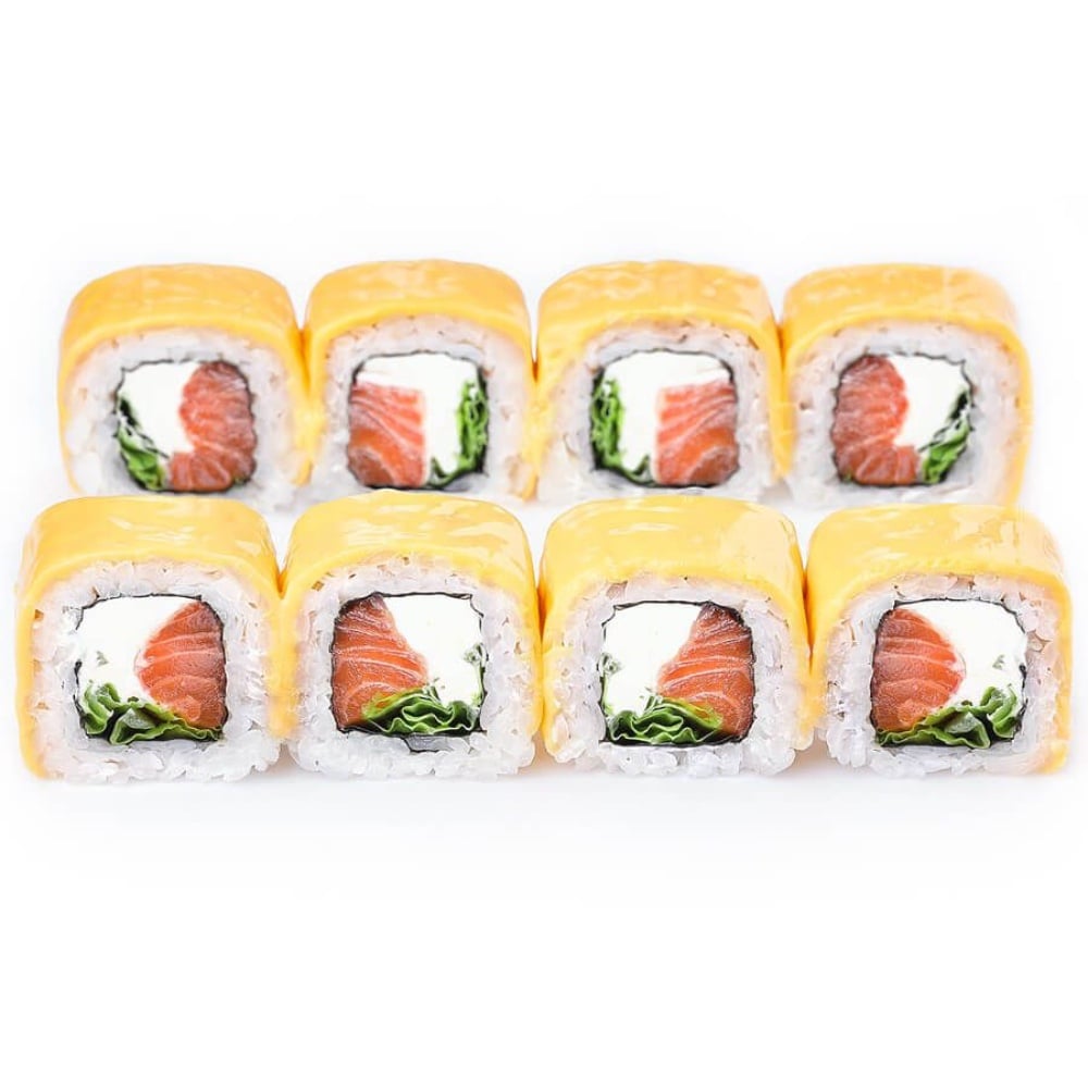 Сирний рол з лососем