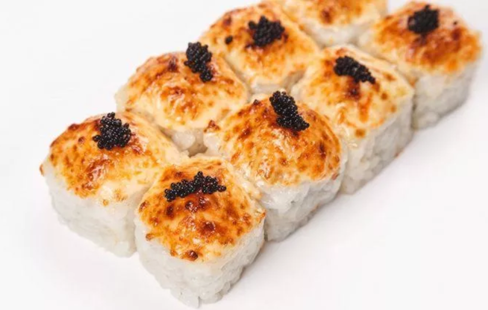 Запечені роли з лососем