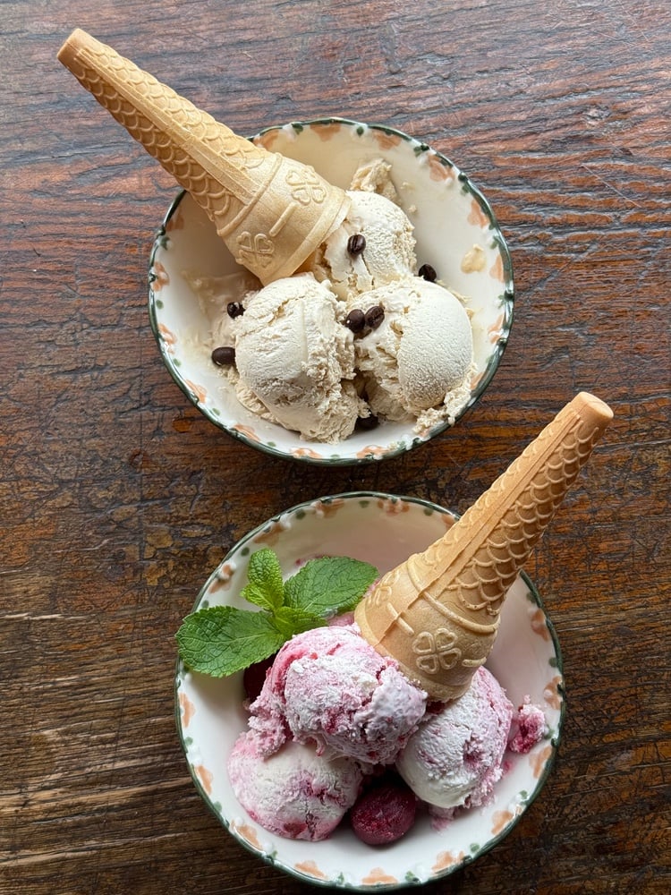 Cherry ice cream