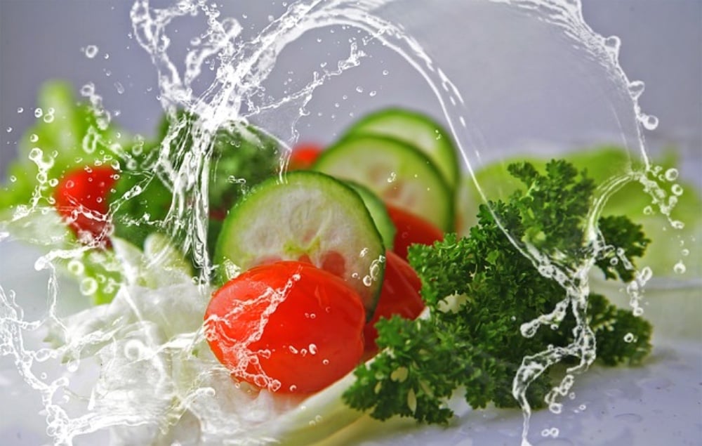 Extra Salat mix and tomatoes
