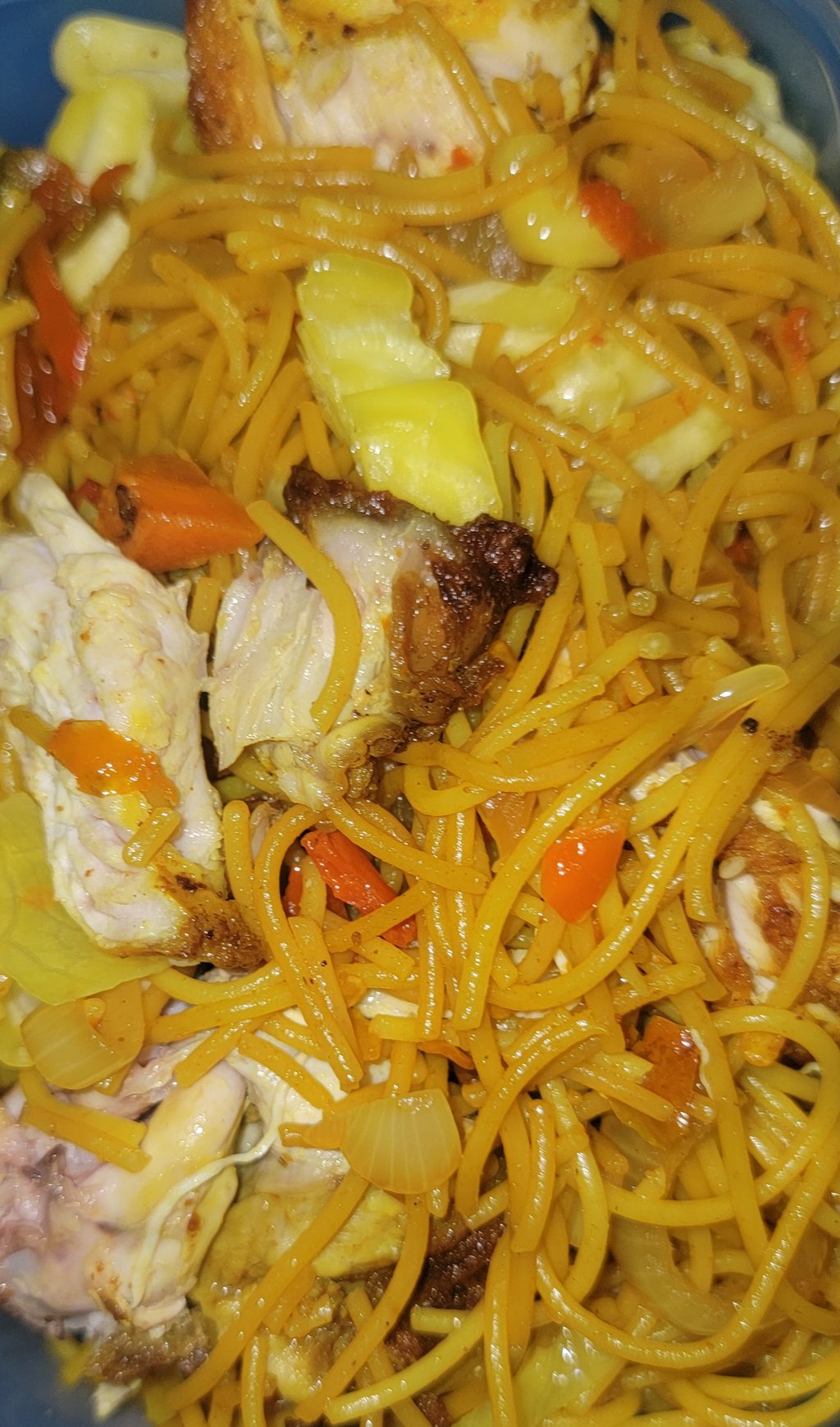 Stir-fry spaghetti/Chicken