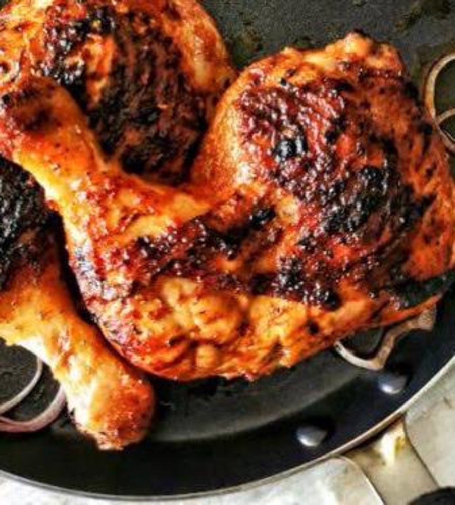 Fried chicken lap