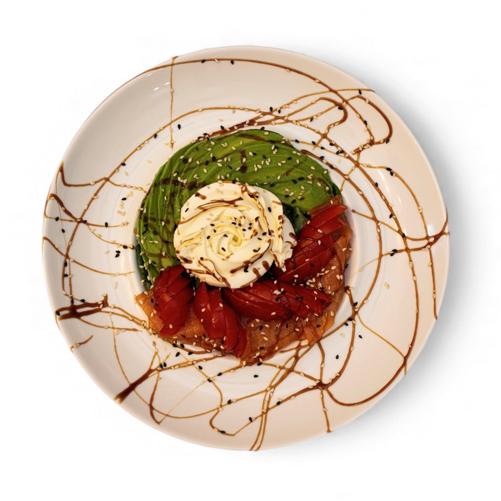 Салат з лососем