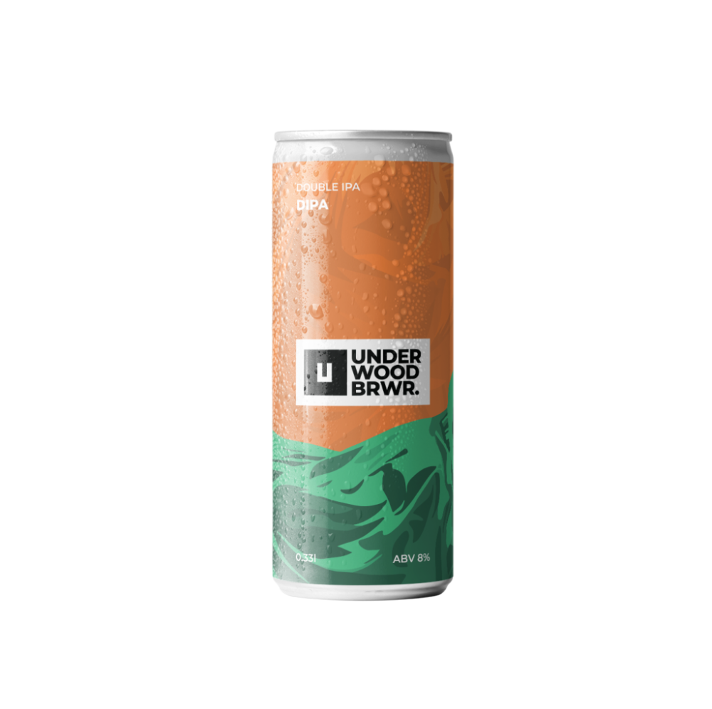 Пиво Underwood DIPA, ABV 8%, 0.33л
