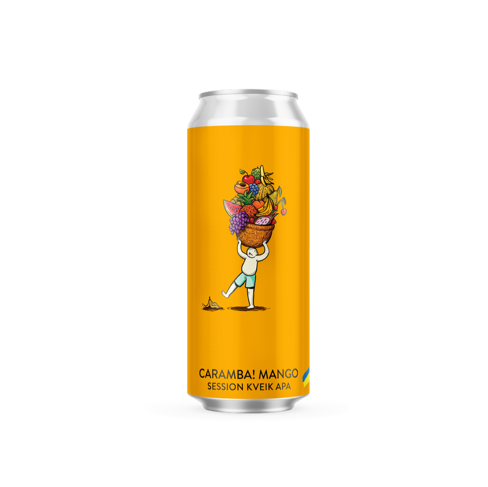 Пиво Varvar Caramba! Mango Session Kveik APA, ABV 3.3%, 0.33 л