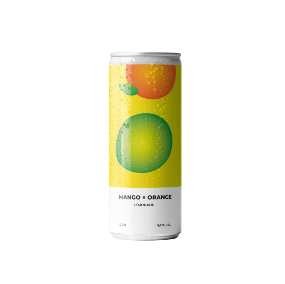 Лимонад Underwood Mango Orange Lemonade, ABV 0.0%, 0.33 л