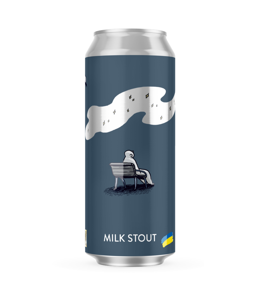 Пиво Varvar Milk Stout, ABV 6%, 0.33 л