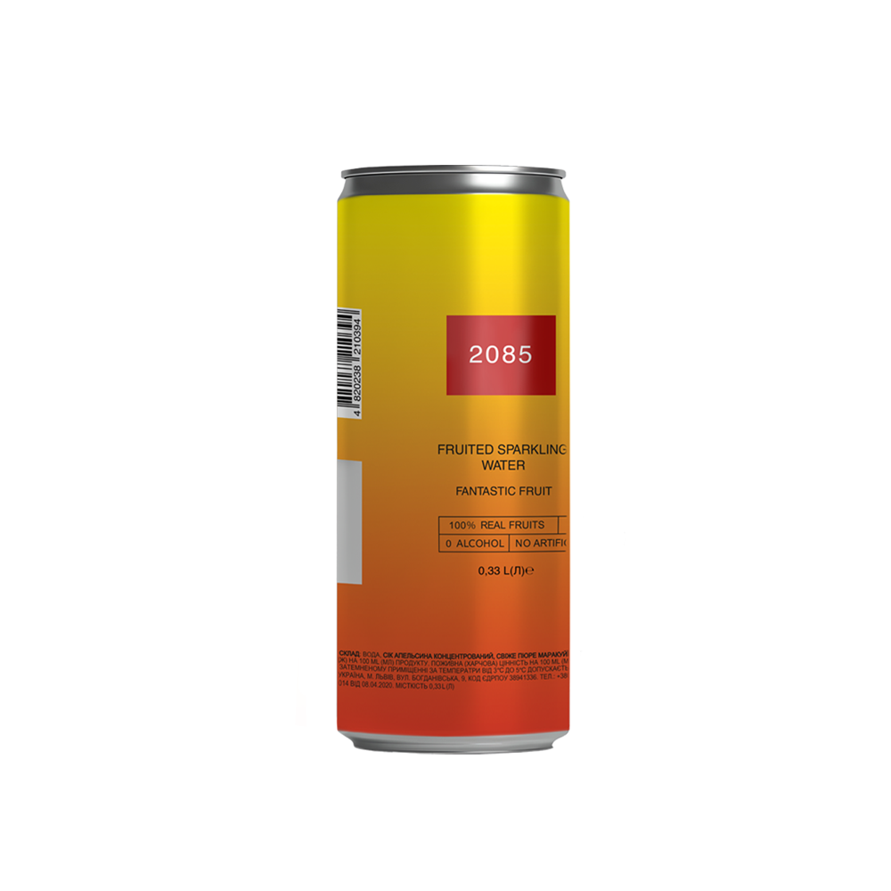 2085 FWS Fantastic Fruit, ABV 0%, 0.33 л