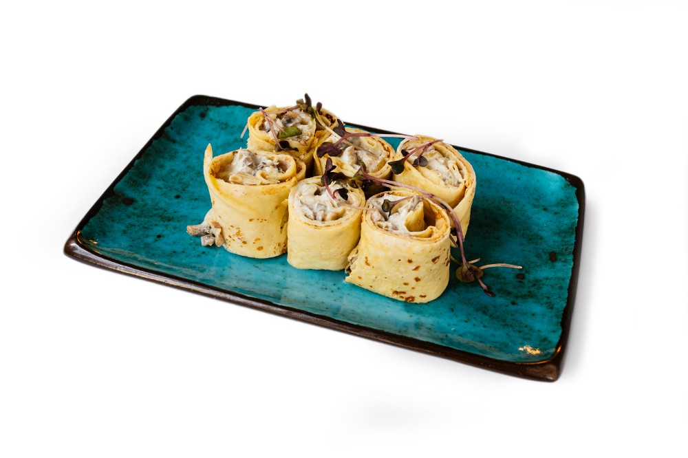Млинці з м'ясом курчати та печерицями 240г New