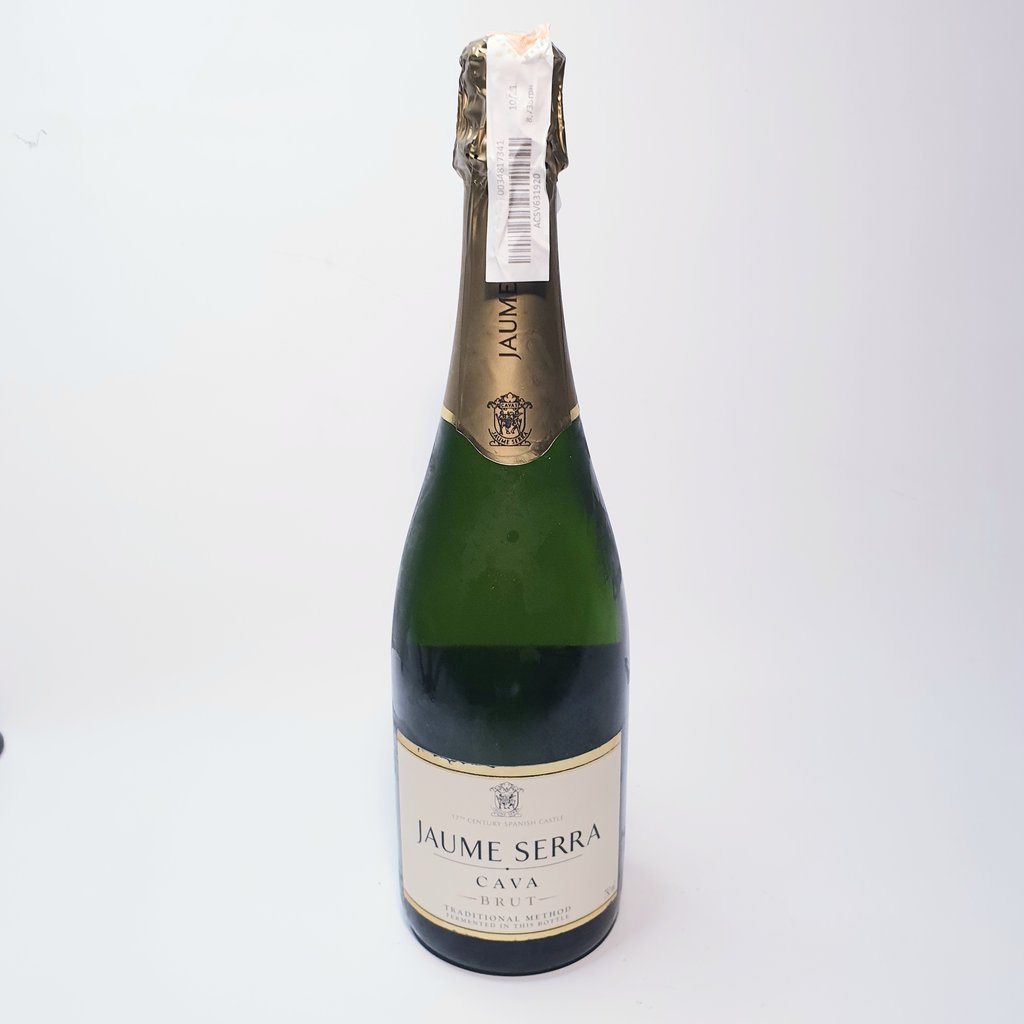 Вино виноградне натуральне ігристе біле сухе CAVA BRUT 0,75л 11,5%