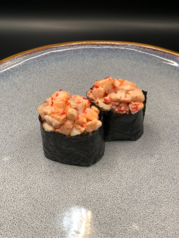 Гункан з креветкою спайсі 2шт.