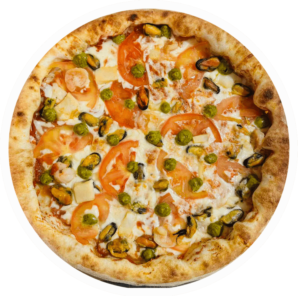 піца з морепродуктами