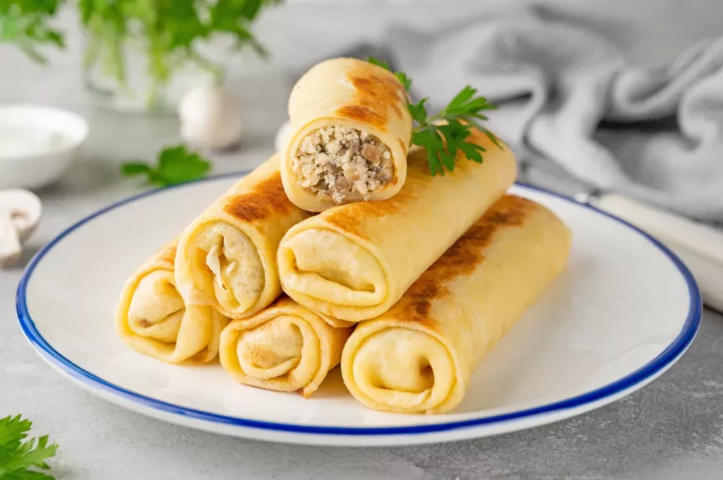 Млинці з куркою