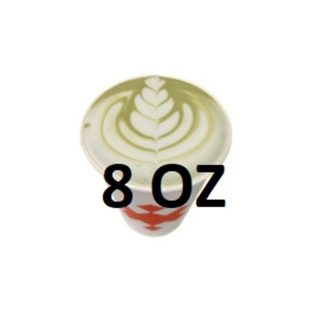 Matcha Latte Caliente 8 oz