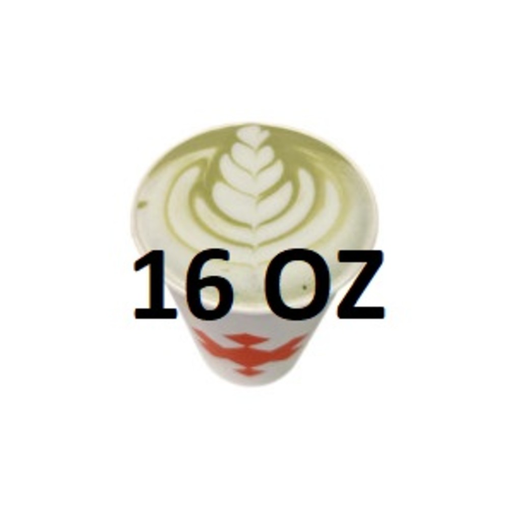Matcha Latte Caliente 16 oz