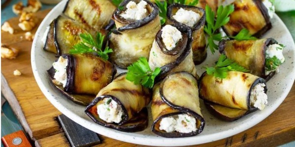Баклажани з вершковим сиром 