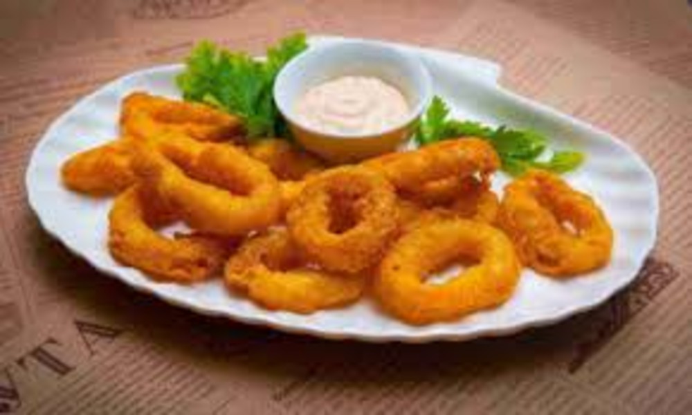 Хрусткі кальмари в паніровці