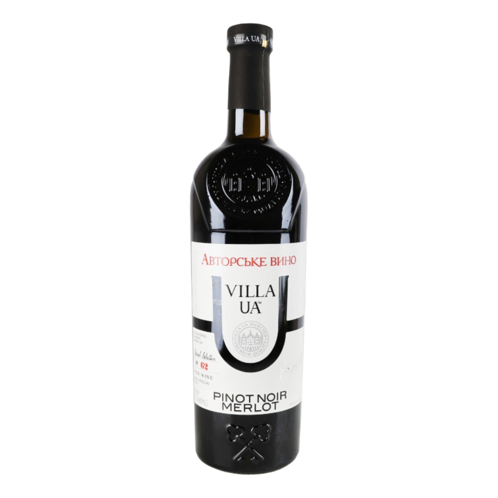 Вино Pinot Noir Merlot черв. сухе Villa UA