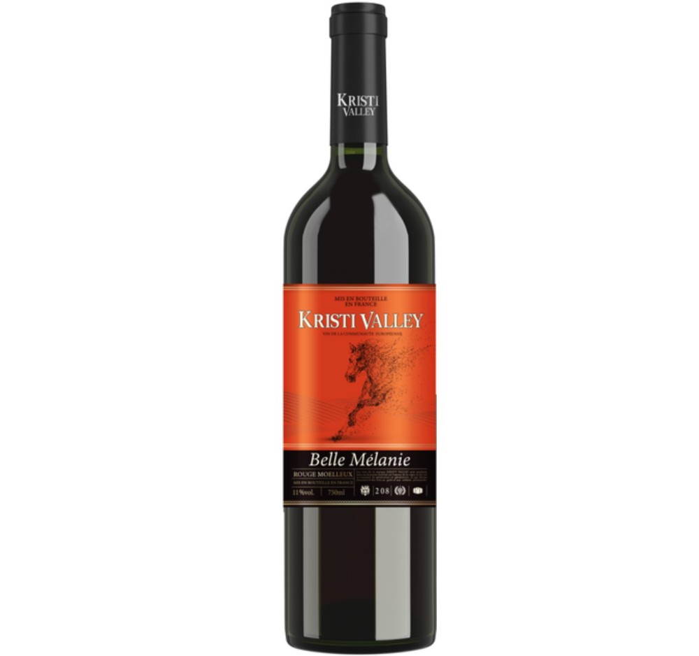 Вино Belle Melanie Kristi Valley черв. нап.солод.(Франція)