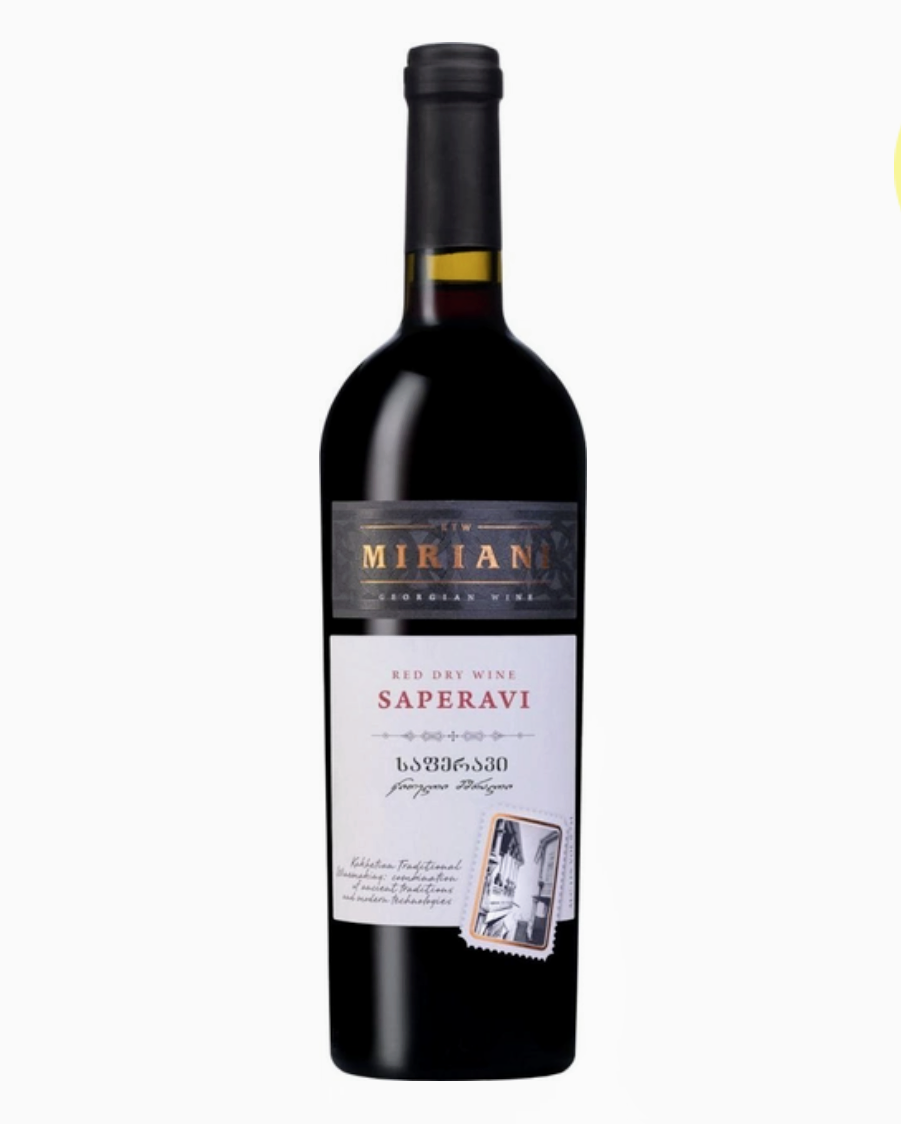 Вино Miriani Saperavi черв. сухе 0,150 мл. (Грузія)