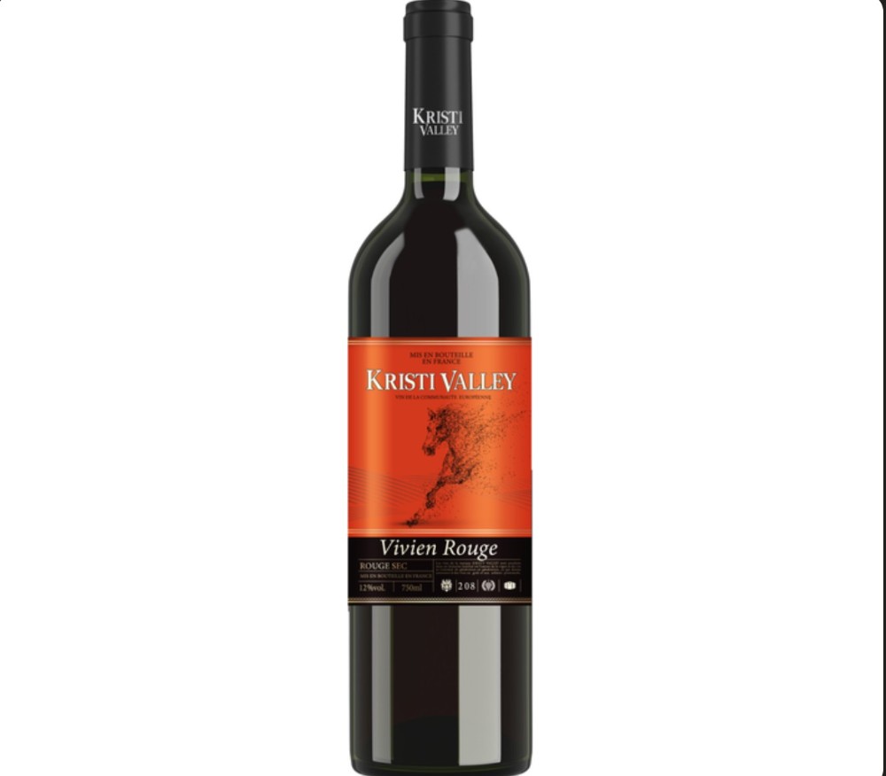 Вино Vivien Rouge Kristi Valley черв. сухе (Франція)