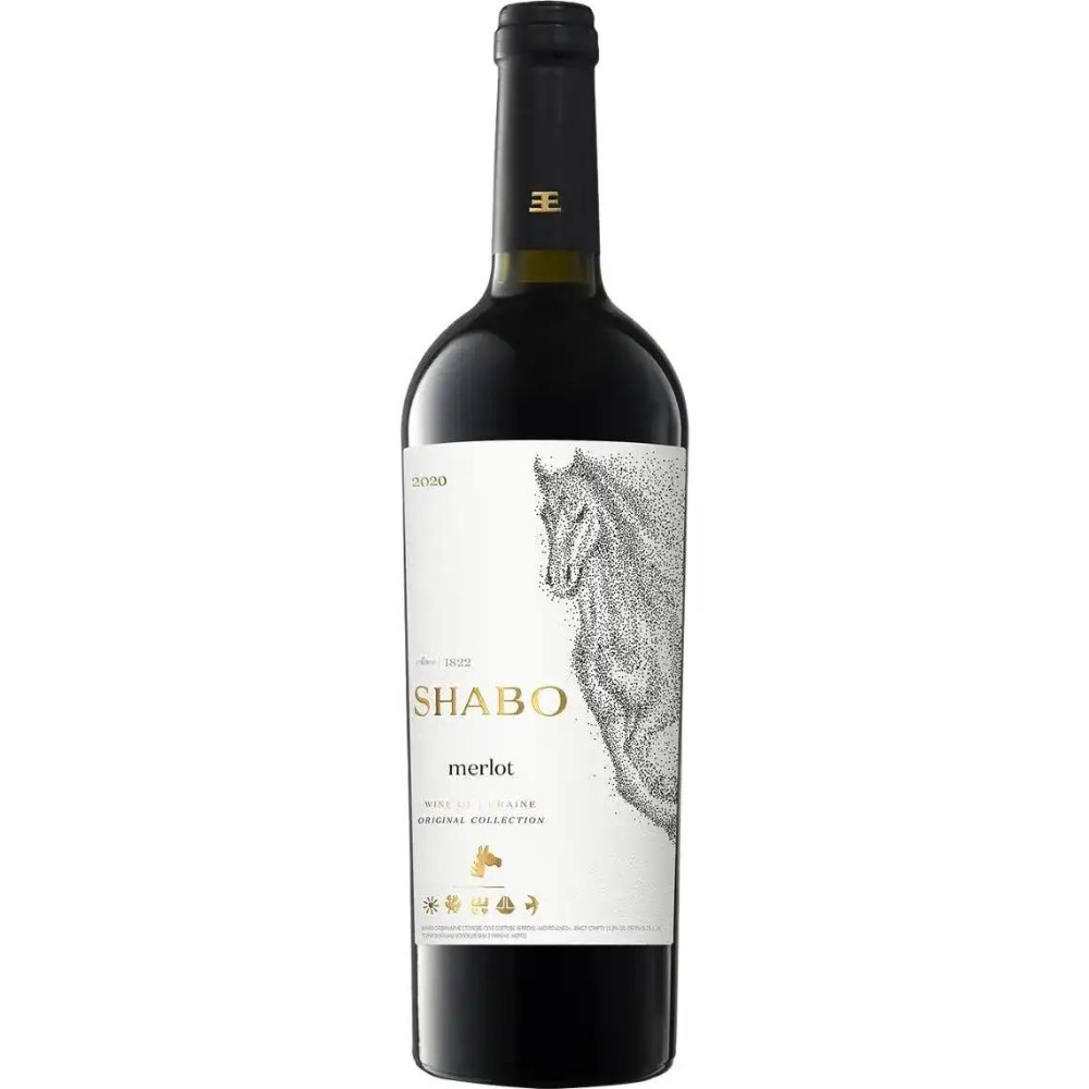 Shabo Merlot Original Collection (черв.сухе) 0,150