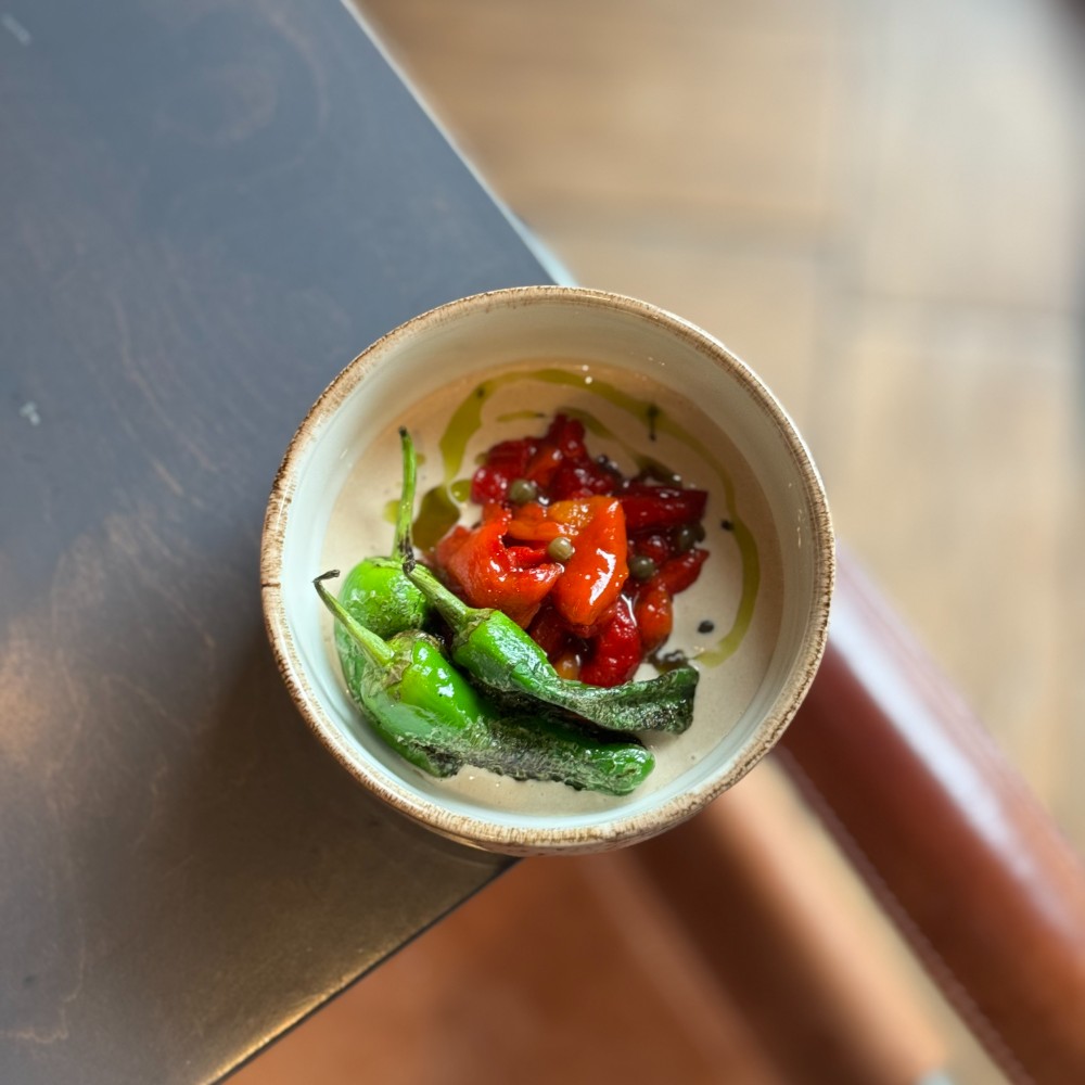 Печений перець з вітело соусом