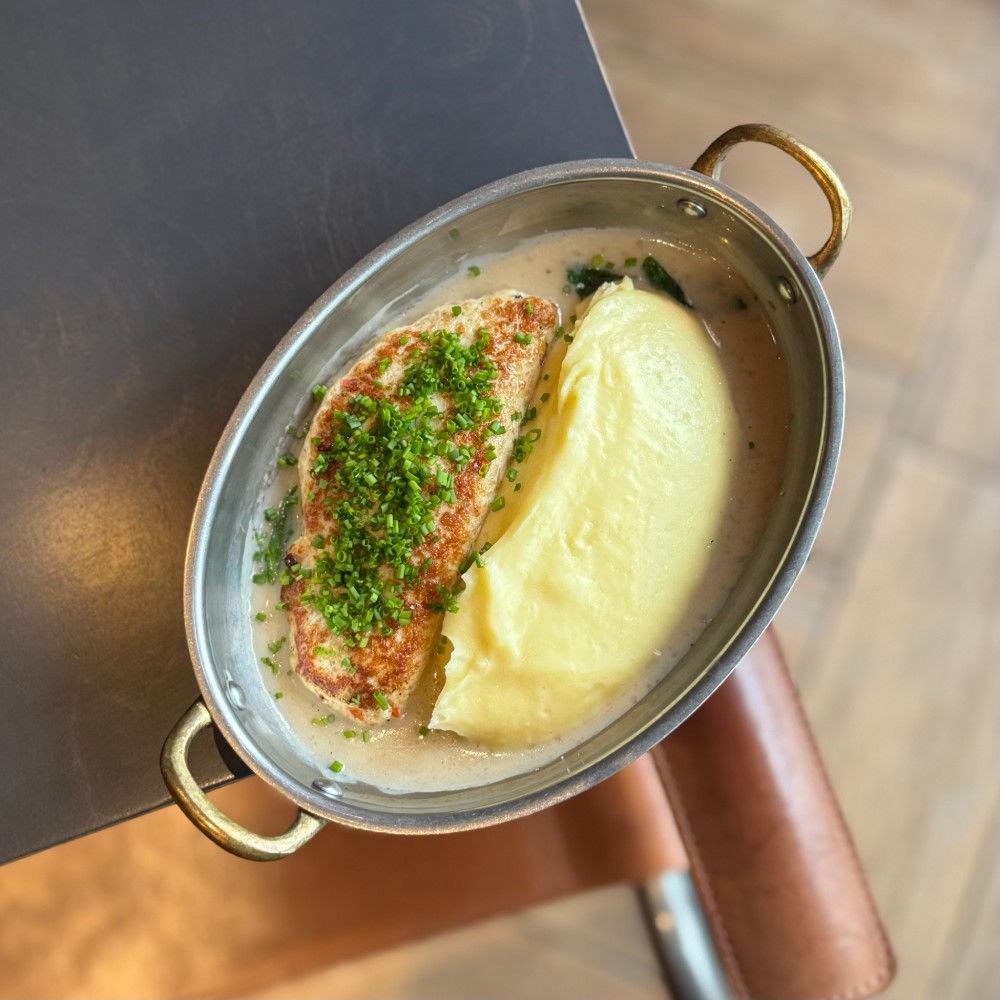 Біфштекс з пюре