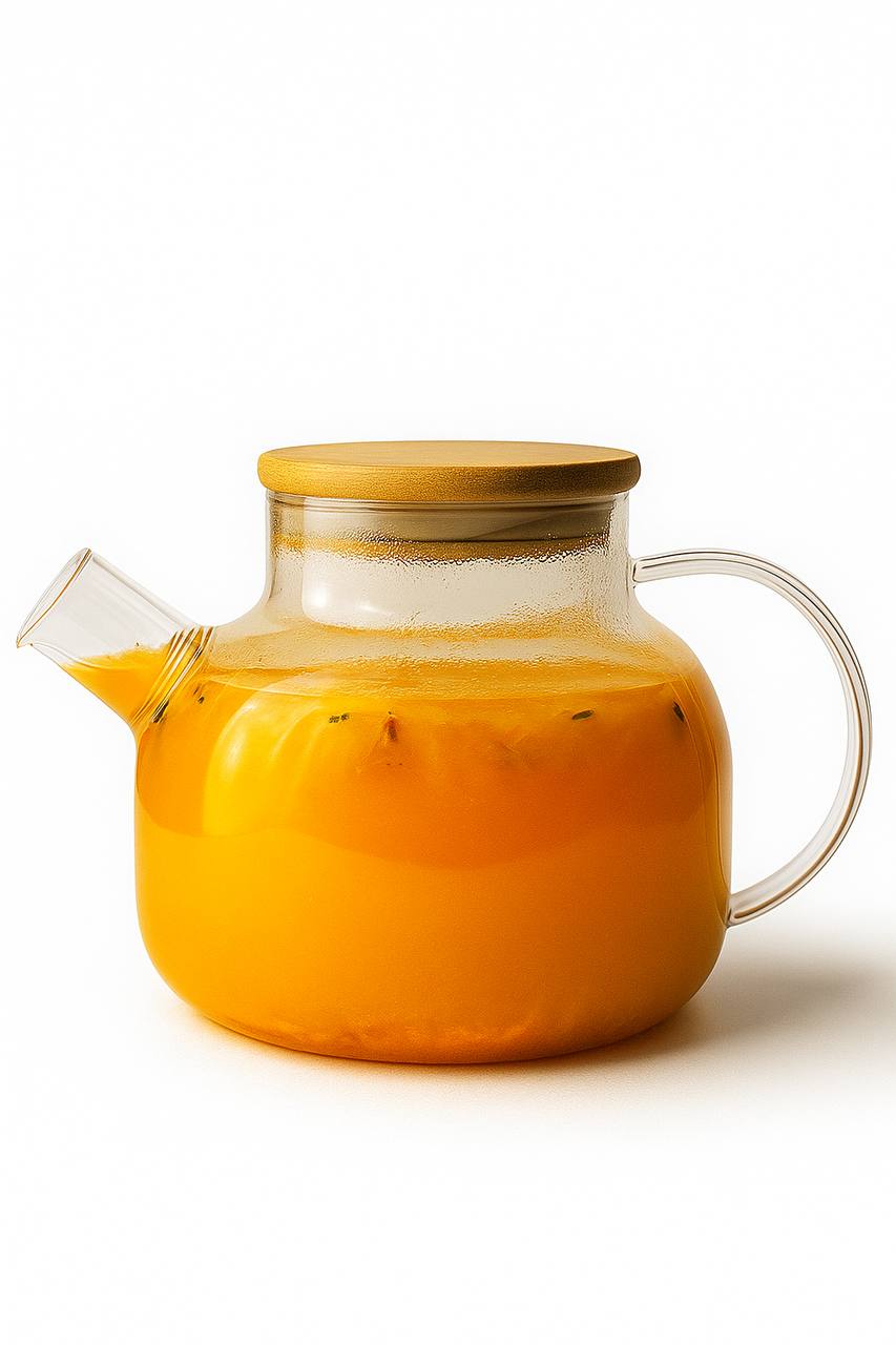 Домашній обліпихо - апельсиновий чай