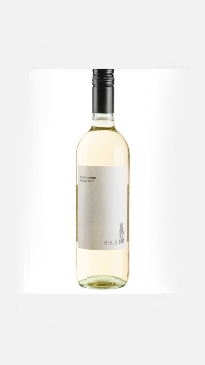 Вино Італія 11.11.11. Pinot Grigio сухе біле 0,150 мл