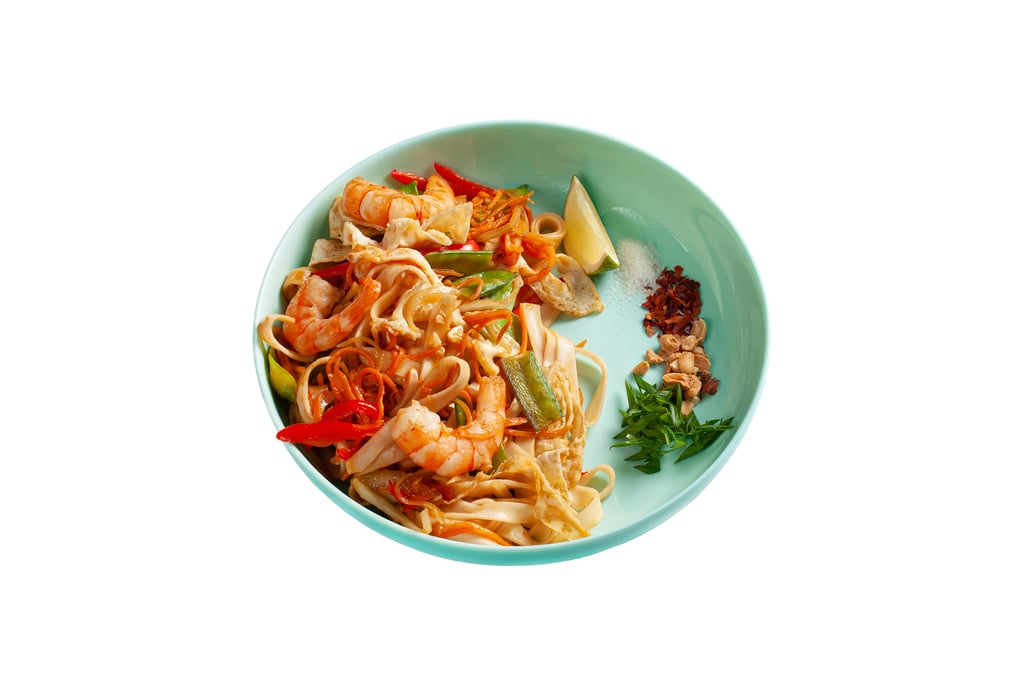 WOK пад-тай з креветками та овочами