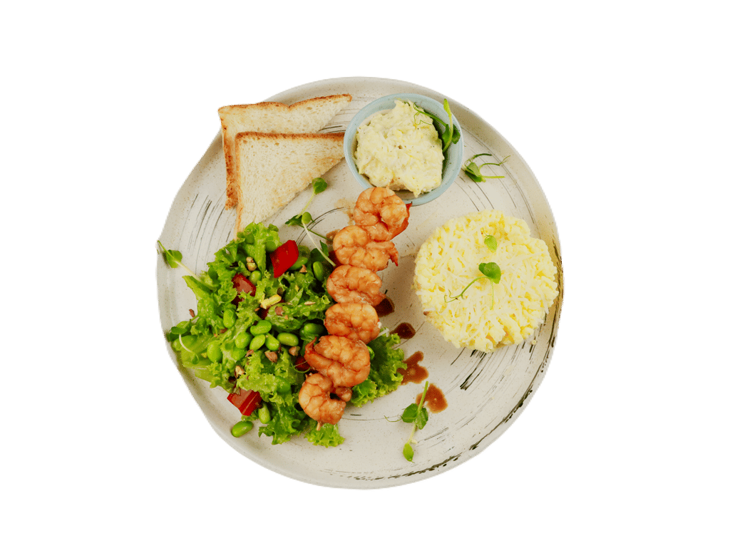 Скрамбл з креветками