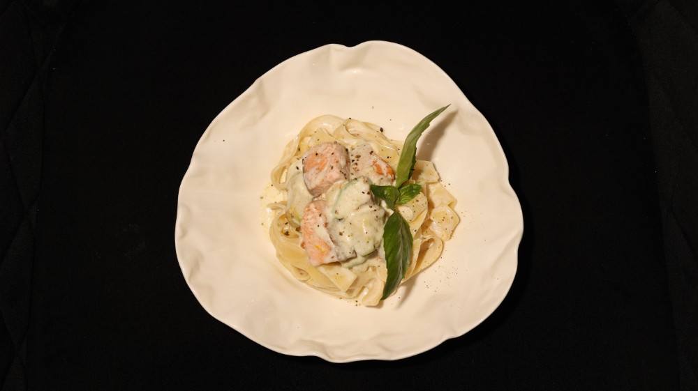 Паста з лососем