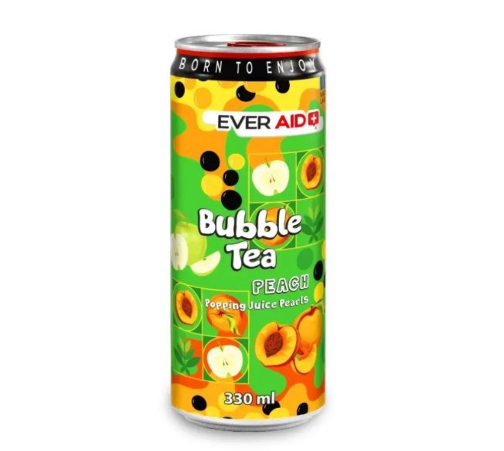 Напій Bubble Tea персик 0,33 л ж/б