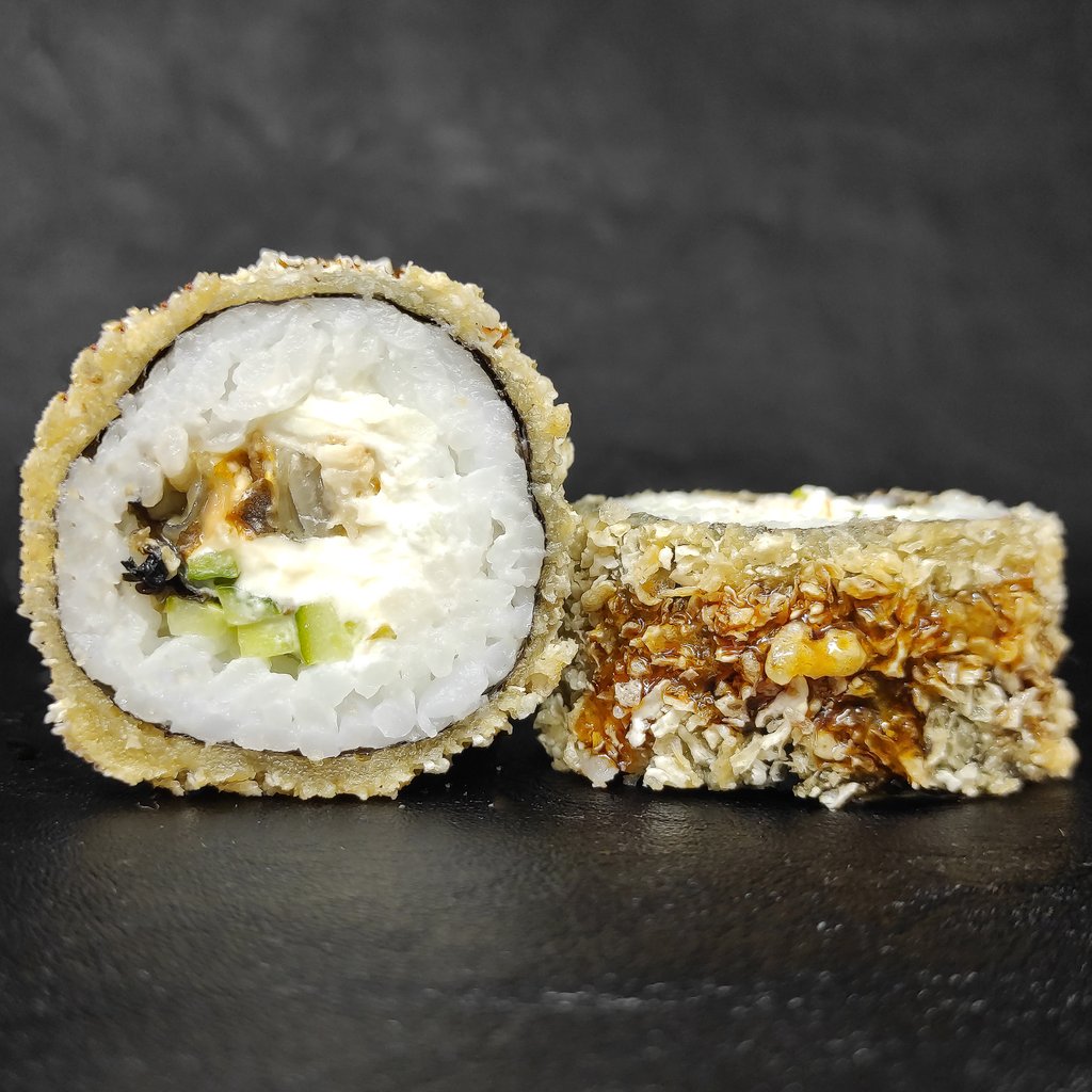 Смажений рол канпіо з креветкою